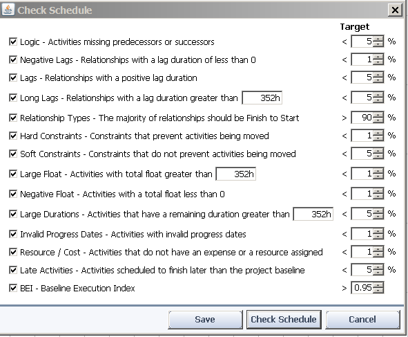 Checking Your P6 Schedule and Formatting your import Resource File